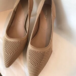 Nude Mesh Heels